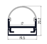 ALU profil WALL TUBE / CUBE